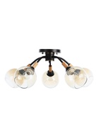 Люстра потолочная BayerLux «Гундер», 5хЕ27, 40 Вт, черный, 57×57×25 см - Фото 4