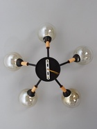 Люстра потолочная BayerLux «Гундер», 5хЕ27, 40 Вт, черный, 57×57×25 см - Фото 7