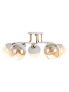 Люстра потолочная BayerLux «Анден», 5хЕ27, 40 Вт, бело-золотой, 57×57×22 см - Фото 4