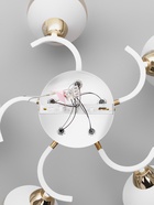 Люстра потолочная BayerLux «Анден», 5хЕ27, 40 Вт, бело-золотой, 57×57×22 см - Фото 7