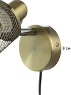 Бра настенное с проводом BayerLux «Селден», 1хЕ27, 40 Вт, бронза, 14×8×12 см - фото 36606408