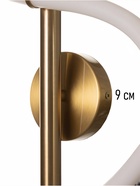 Бра настенное BayerLux «Аланед», LED, 24 Вт, 3000К, бронза, 27×9×65 см - Фото 4