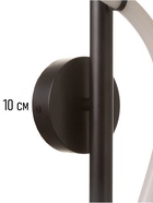 Бра настенное BayerLux «Аланед» LED, 24 Вт, 3000К, черный, 27×9×65 см 10385994 - фото 14446726