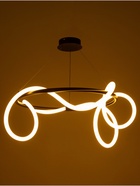 Светильник потолочный BayerLux «Алберро» LED, 80 Вт, 3000-6000К, черный, 60×60×65 см - Фото 5