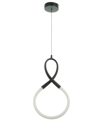 Светильник потолочный BayerLux «Ларго», LED, 18 Вт, 4000К, черный, 21.5×6×41 см