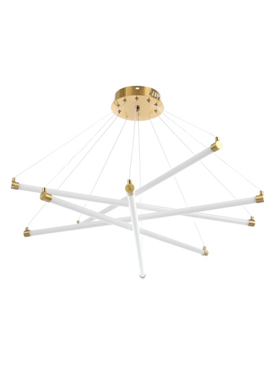 Светильник потолочный BayerLux «Крайс», 5хLED, 90 Вт, 3000К, бронза, 84×84×54-204 см