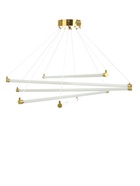 Светильник потолочный BayerLux «Крайс», 5хLED, 90 Вт, 3000К, бронза, 84×84×54-204 см 10386004