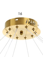 Светильник "Крайс" 5хLED 90Вт 3000К бронза 84х84х54-204 см - фото 809447151