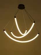 Светильник потолочный BayerLux «Крайс», 3хLED, 54 Вт, 3000К, чёрный, 70×70×34-184 см - фото 36606576