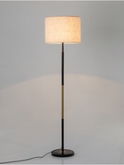 Торшер напольный BayerLux «Аурика», Е27, 40 Вт, черный-латунь, 45×45×161 см - Фото 2