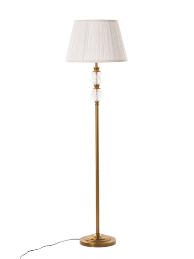 Торшер напольный BayerLux «Анфия», Е27, 40 Вт, латунь, 42×42×158 см