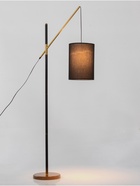 Торшер напольный BayerLux «Гавана», Е27, 40 Вт, латунь-черный, 25×65×176 см - Фото 2