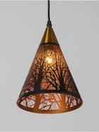 Светильник потолочный BayerLux «Рэдклифф» (деревья), 1×40 Вт, Е27, черный, 18×18×26+100 см 10531026