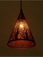 Светильник потолочный BayerLux «Рэдклифф» (деревья), 1×40 Вт, Е27, черный, 18×18×26+100 см 10531026