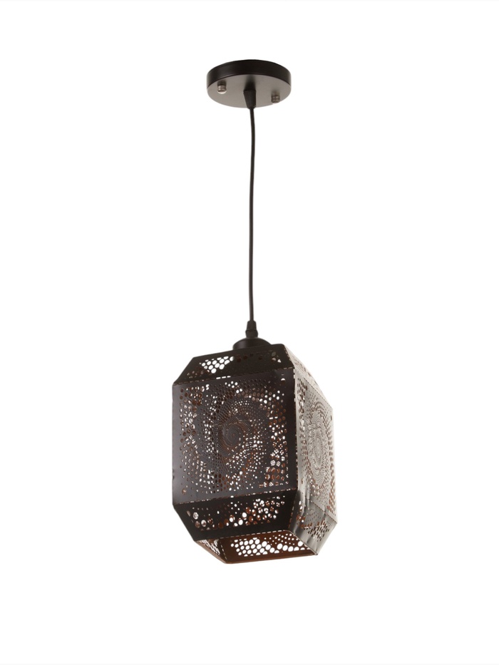 Светильник потолочный BayerLux «Кэлшот » (Вихрь), 1×40 Вт, Е27, черный, 13×13×20+100 см