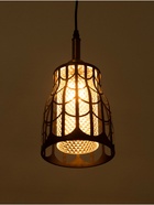 Светильник потолочный BayerLux «Волны», 1×40 Вт, Е27, черный/золото, 16×16×21+100 см 10531032