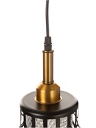 Светильник потолочный BayerLux «Волны», 1×40 Вт, Е27, черный/золото, 16×16×21+100 см 10531032