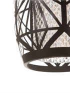 Светильник «Цветок» 1×40 Вт Е27 черный/золото 14×14×19+100 см - фото 5020169