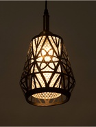 Светильник потолочный BayerLux «Атом», 1×40 Вт, Е27, черный/золото, 19×19×20+100 см - Фото 4