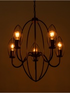 Люстра потолочная BayerLux «Ракета», 5×40 Вт, Е14, черный, 45×45×88(128)см 10532263 Люстра потолочная BayerLux «Ракета», 5×40 Вт, Е14, черный, 45×45×88(128)см 10532263