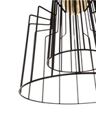 Светильник потолочный BayerLux «Крит», 1×40 Вт, Е27, черный/коричневый, 25×25×37(137)см - фото 35343078