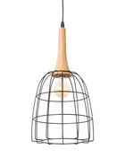 Светильник BayerLux «Чикаго», 1×40 Вт, Е27, черный/коричневый, 24.5×24.5×44(144) см - фото 38652141