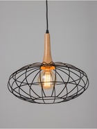 Светильник "Чикаго" 1х40Вт Е27 черный/коричневый 39х39х35(135)см 10532271 Светильник "Чикаго" 1х40Вт Е27 черный/коричневый 39х39х35(135)см 10532271