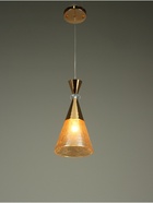 Светильник «Рианна» 1х40Вт Е27 золото 15х15х30+100см 10534529