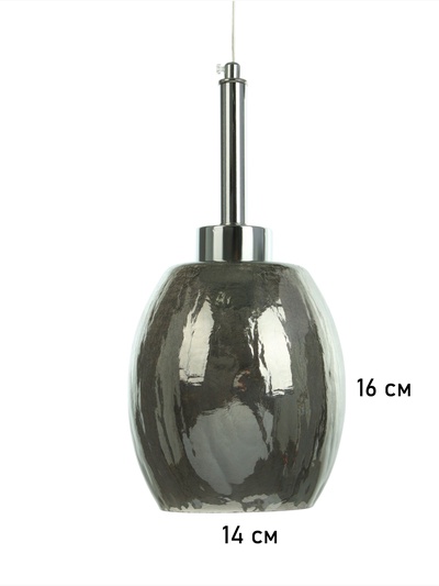Бра «Кейти» 1×40 Вт Е27 серебро 23×14×47+80 см