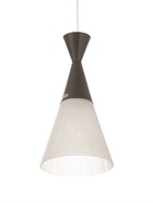 Светильник «Луна» 1×40 Вт Е27 черный 14.5×14.5×27+100 см - фото 41381788