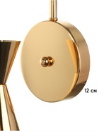 Бра «Луна» 1×40 Вт Е27 золото 16.5×14×44 см+100 см - фото 5020285