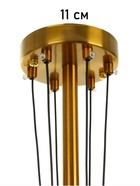 Люстра «Лука» 6×40 Вт Е27 золото 67×67×103 см - фото 41381817