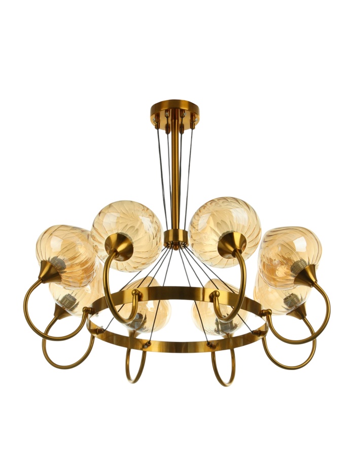 Люстра «Крофт» 6×40 Вт Е27 золото 65×65×112 см