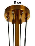 Люстра «Крофт» 6×40 Вт Е27 золото 65×65×112 см - фото 41381827