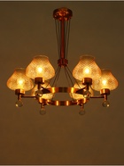 Люстра «Уэтстон» 6×40 Вт Е27 золото 60×60×93 см - фото 41381832