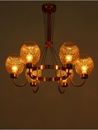 Люстра «Десфорд» 6×40 Вт Е27 золото 63×63×96 см - фото 41381842