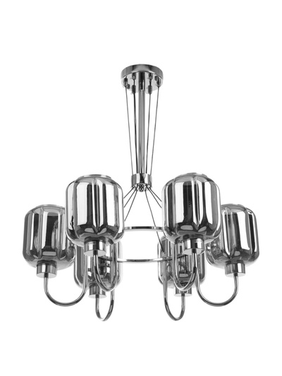 Люстра «Лестер» 6×40 Вт Е27 серебро 55×55×95 см