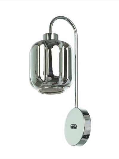 Бра «Лестер» 1×40 Вт Е27 серебро 13×17.5×42 см