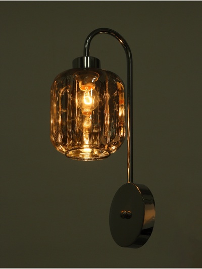 Бра «Лестер» 1×40 Вт Е27 серебро 13×17.5×42 см