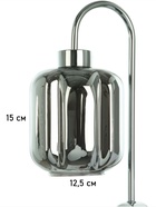 Бра «Лестер» 1×40 Вт Е27 серебро 13×17.5×42 см - фото 5020348