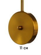 Бра «Лестер» 1х40Вт Е27 золото 13х17,5х42см 10534552 - фото 13732537 Бра «Лестер» 1х40Вт Е27 золото 13х17,5х42см 10534552 - фото 13732537