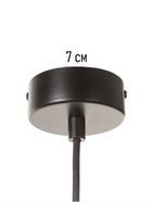 Светильник потолочный BayerLux «Джейсон», 1×40 Вт, Е27, черный, 16×16×16+120 см - фото 36606741