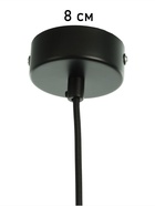 Светильник «Арнольд» 1×40 Вт Е27 черный 13.5×13.5×18+120 см - фото 41381913