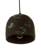 Светильник «Кон» 1×40 Вт Е27 черный/зеленый 17.5×17.5×15+120 см - фото 41381944