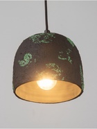 Светильник «Кон» 1×40 Вт Е27 черный/зеленый 17.5×17.5×15+120 см - фото 41381945