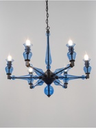Люстра «Нео» 5×40 Вт Е14 синий 67×67×60+150 см - фото 41381954