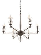 Люстра «Нео» 5×40 Вт Е14 прозрачный 67×67×60+150 см - фото 41381963