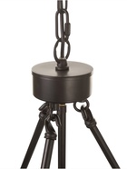 Люстра «Цех» 6×40 Вт Е14 черный 50×50×62+150 см - фото 5020466