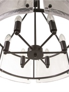 Люстра «Цех» 6×40 Вт Е14 черный 50×50×62+150 см - фото 5020467