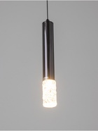 Светильник потолочный BayerLux «Лёд», 5 Вт, черный, 4×4×28+200 см - фото 35343083